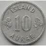 Исландия 10 эйре 1970-1974 КМ10a XF арт. 7381