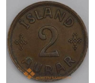 Монета Исландия 2 эйре 1940 КМ6.2 XF арт. 7380