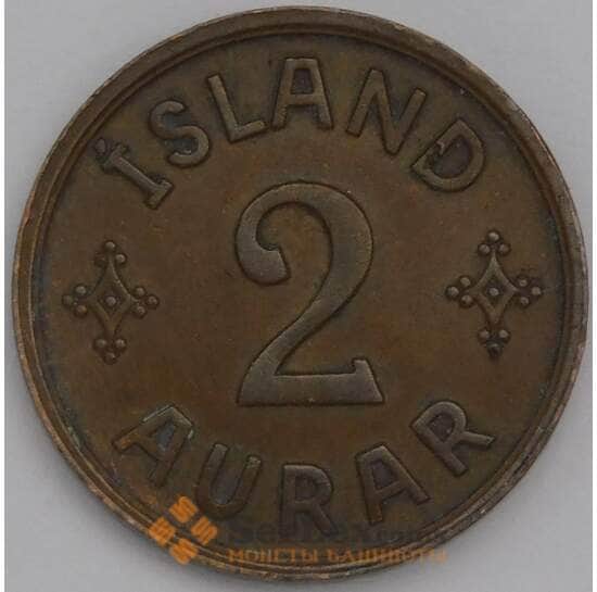 Исландия 2 эйре 1940 КМ6.2 XF арт. 7380