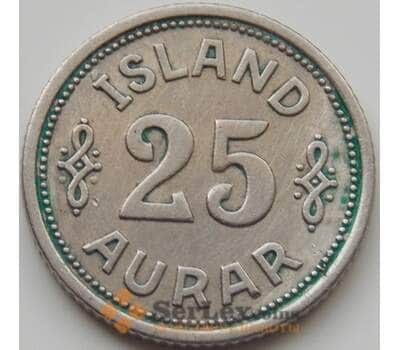 Монета Исландия 25 эйре 1940 КМ2 VF арт. 7377