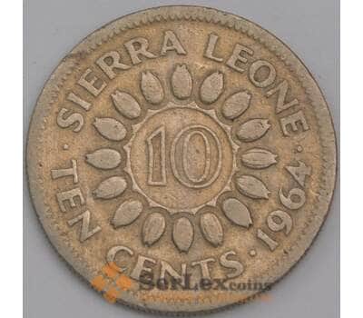 Сьерра-Леоне монета 10 центов 1964 КМ19 F арт. 43049