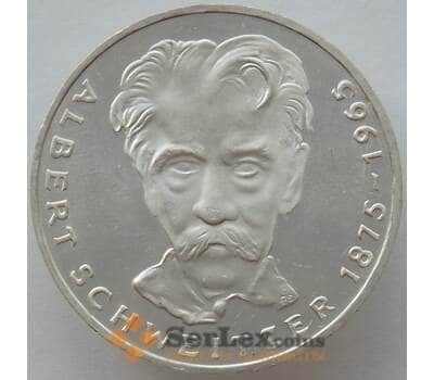 Монета Германия 5 марок 1975 G КМ143 Proof Альберт Швейцер Серебро (J05.19) арт. 15911