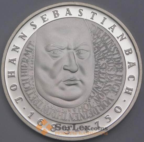 Германия монета 10 марок 2000 КМ202 Proof Иоганн Бах арт. 42286