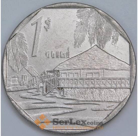 Куба 1 песо 1994 КМ579 XF арт. 10062