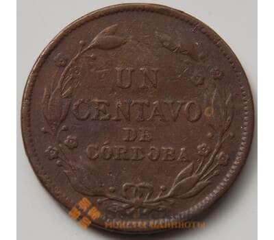 Монета Никарагуа 1 сентаво 1934 КМ11 VF арт. 7187
