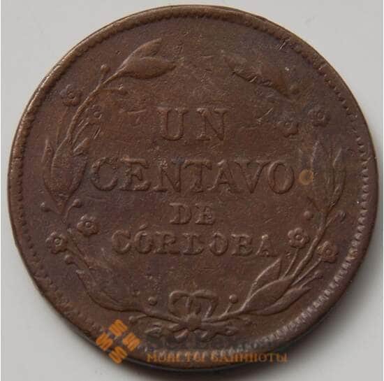 Никарагуа 1 сентаво 1934 КМ11 VF арт. 7187