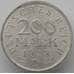 Монета Германия 200 марок 1923 D КМ35 UNC (J05.19) арт. 17373