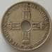 Монета Норвегия 1 крона 1925 КМ385 XF (J05.19) арт. 17111