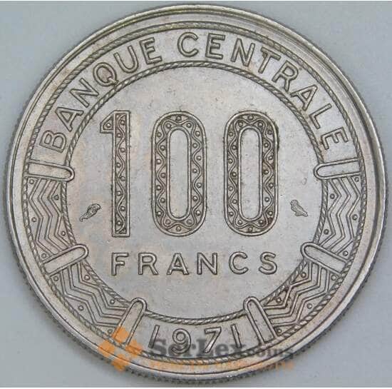 Республика Конго 100 франков 1971 КМ2 AU арт. 55343
