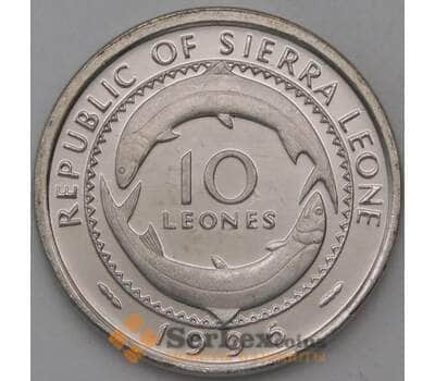 Монета Сьерра-Леоне 10 Леоне 1996 КМ44 UNC арт. 26838