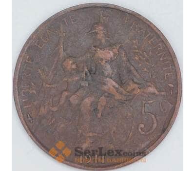 Франция 5 сантимов 1911 КМ842 VF арт. 57019