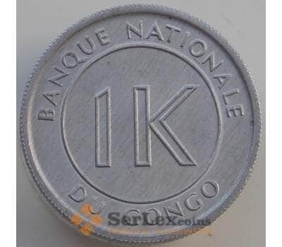 Монета Конго 1 ликута 1967 КМ8 UNC арт. 14275