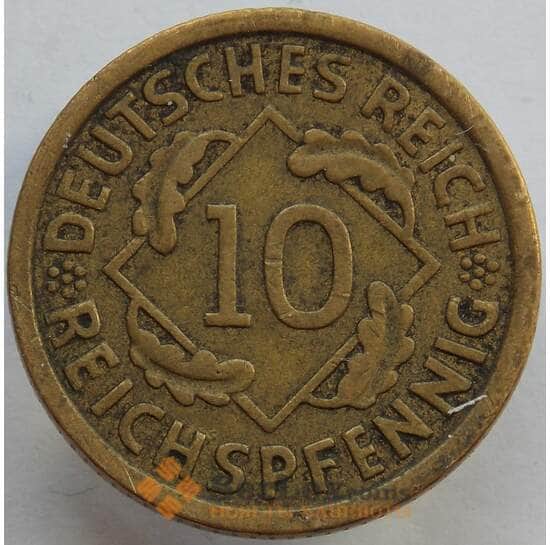 Германия монета 10 пфеннигов 1935 А КМ40 VF арт. 15026