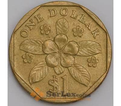 Сингапур монета 1 доллар 1992-2012 КМ103 XF арт. 45914