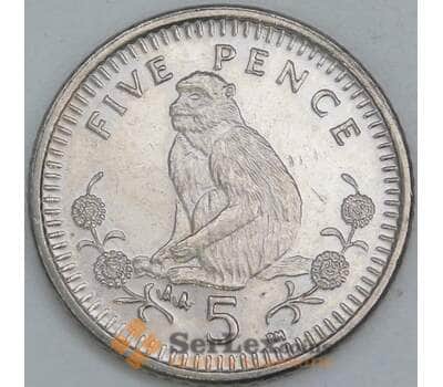 Гибралтар 5 пенсов 2003 КМ775 UNC арт. 56478