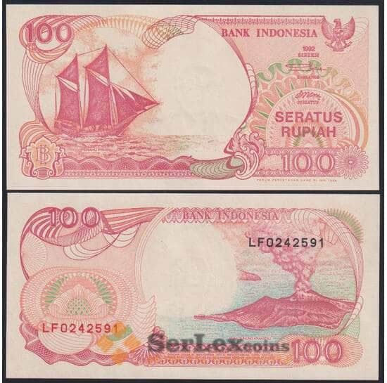 Индонезия банкнота 100 рупий 1992 (1999) Р127g UNC арт. 48790