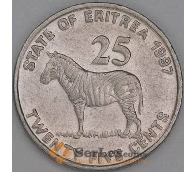 Эритрея 25 центов 1997 КМ46 XF арт. 54813
