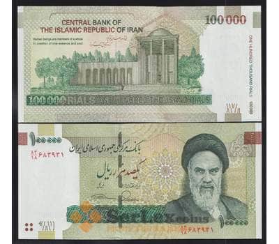 Иран банкнота 100000 риалов 2010-2019 Р151 UNC арт. 43776