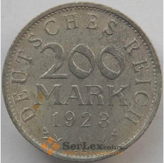 Германия 200 марок 1923 А КМ35 VF  арт. 14794