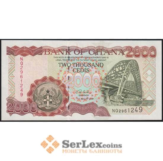 Гана банкнота 2000 седи 2003 Р33h UNC арт. 48544