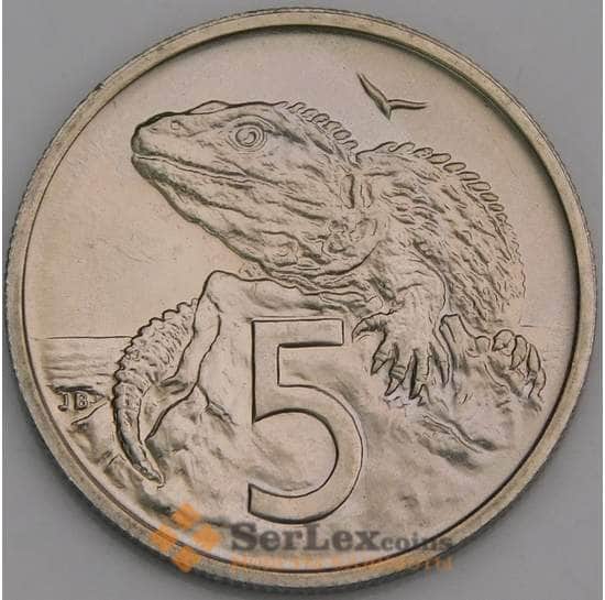 Новая Зеландия 5 центов 1985 КМ34 BU арт. 46599