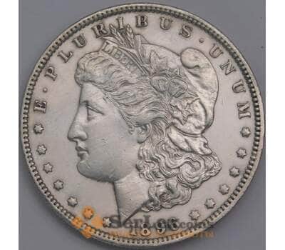 США монета 1 доллар 1896 КМ110 XF Морган арт. 41902