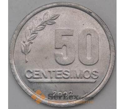 Монета Уругвай 50 сентесимо 2002 КМ106 арт. 30567