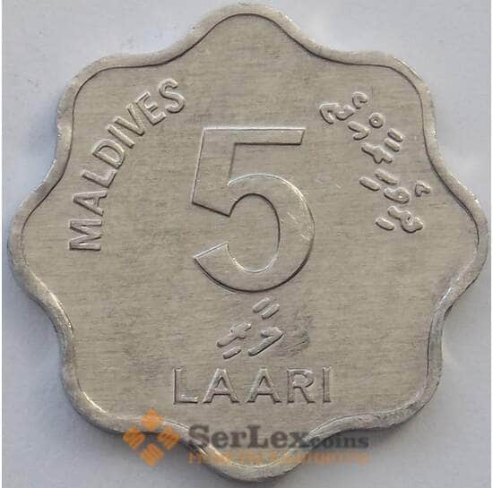 Мальдивы 5 лаари 1984 КМ69 UNC (J05.19) арт. 16993