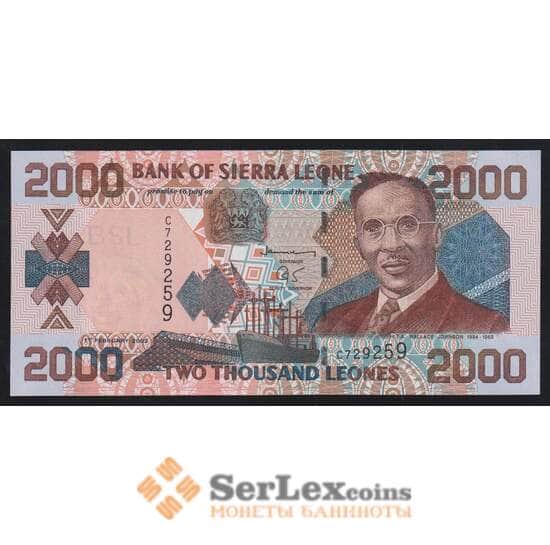 Сьерра-Леоне 2000 леоне 2002 Р26а UNC арт. 52157