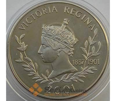 Монета Фолклендские острова 50 пенсов 2001 КМ70 BU 100 лет со дня смерти королевы Виктории арт. 13654