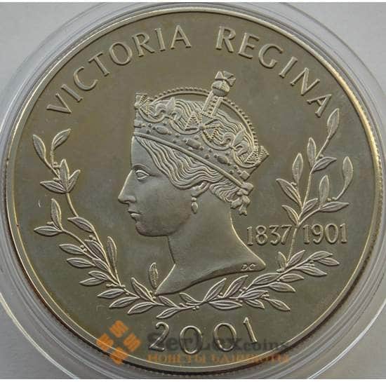 Фолклендские острова 50 пенсов 2001 КМ70 BU 100 лет со дня смерти королевы Виктории арт. 13654