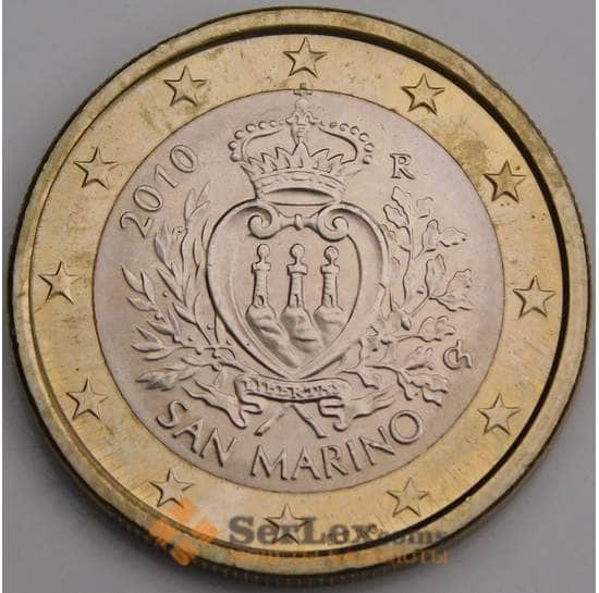 Сан-Марино 1 евро 2010 КМ485 UNC арт. 46728