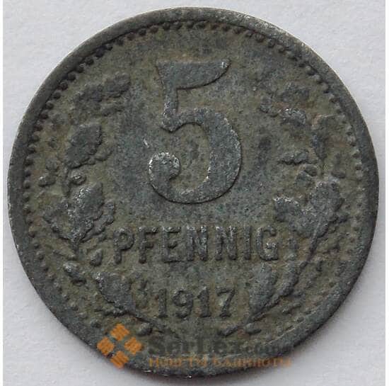 Германия Нотгельд 5 пфеннигов 1917 Цинк Бонн (J05.19) арт. 16563
