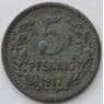 Германия Нотгельд 5 пфеннигов 1917 Цинк Бонн (J05.19) арт. 16563