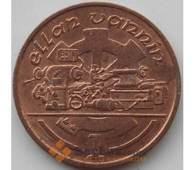 Монета Мэн остров 1 пенни 1995 КМ207 AU арт. 13946