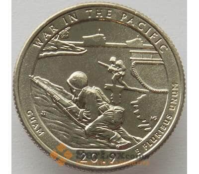 Монета США 25 центов 2019 UNC 48 парк Война в Тихом океане UNC S арт. 15540