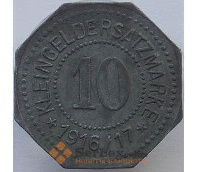 Германия Польша Нотгельд 10 пфеннигов 1916-1917 SCHONLANKE Шёнланке (J05.19) арт. 15972