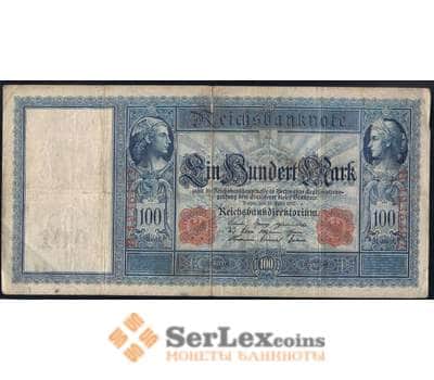 Банкнота Германия 100 марок 1910 Р42 VG-F арт. 40356