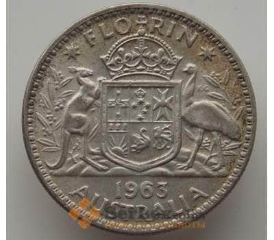 Монета Австралия 1 флорин 1963 КМ60 XF арт. 12301