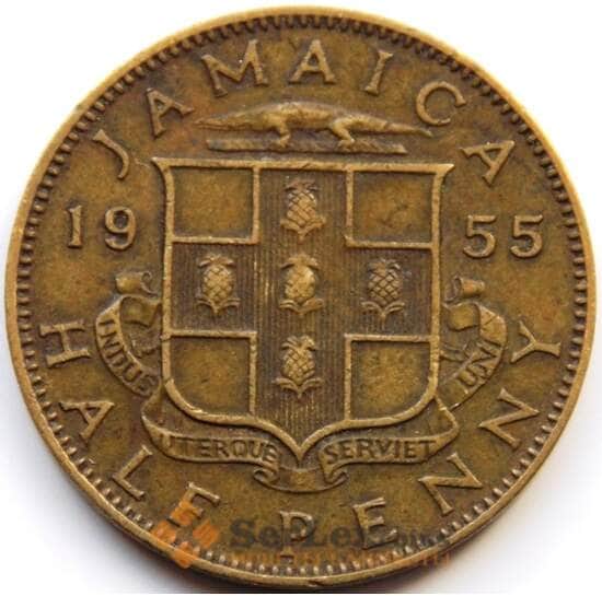 Ямайка 1/2 пенни 1955 КМ36 VF арт. 7262