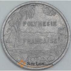 Французская Полинезия 2 франка 1975 КМ10 XF арт. 56787