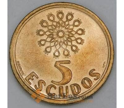 Португалия 5 эскудо 1998 КМ632 UNC арт. 56086