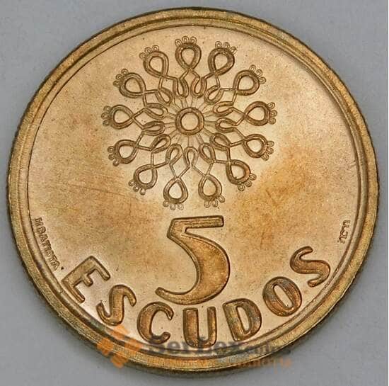 Португалия 5 эскудо 1998 КМ632 UNC арт. 56086 Португалия 5 эскудо 1998 КМ632 UNC арт. 56086