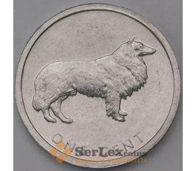 Монета Кука острова 1 цент 2003 КМ420 UNC Бордер-колли арт. 37247