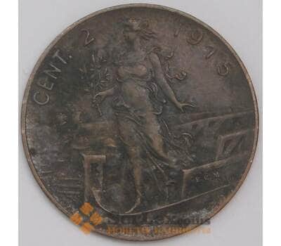 Италия 2 чентезимо 1915 КМ41 VF арт. 41762