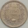 Чили 1 песо 1933 КМ176.1 aUNC Кондор на скале (J05.19) арт. 17728
