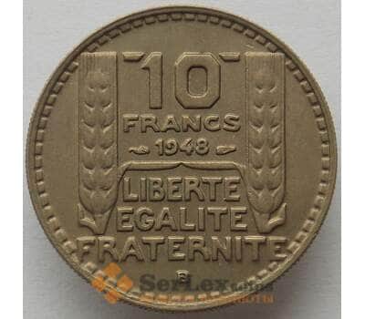 Монета Франция 10 франков 1948 В КМ909 aUNC  арт. 15282