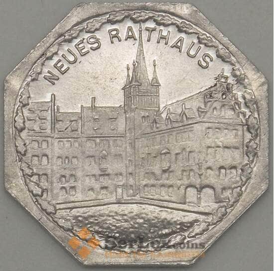 Германия Нюрнберг 20 пфеннигов 1921 Proof NEUES RATHAUS (j05.19) арт. 21207