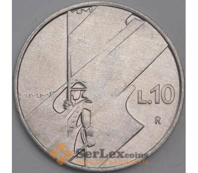 Сан-Марино монета 10 лир 1990 КМ251 UNC Шестнадцать веков истории арт. 42876