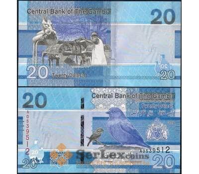 Банкнота Гамбия 20 даласи 2019 UNC арт. 21782